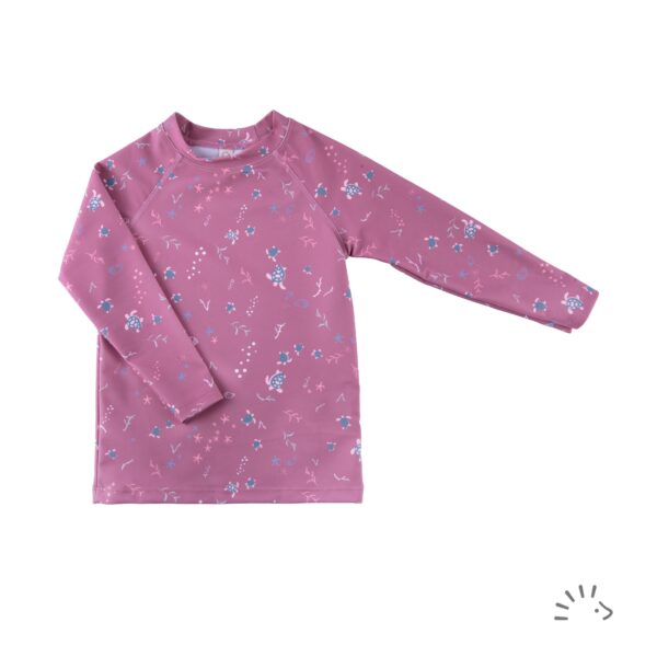 Popolini UV werendTshirt TurtleMauve