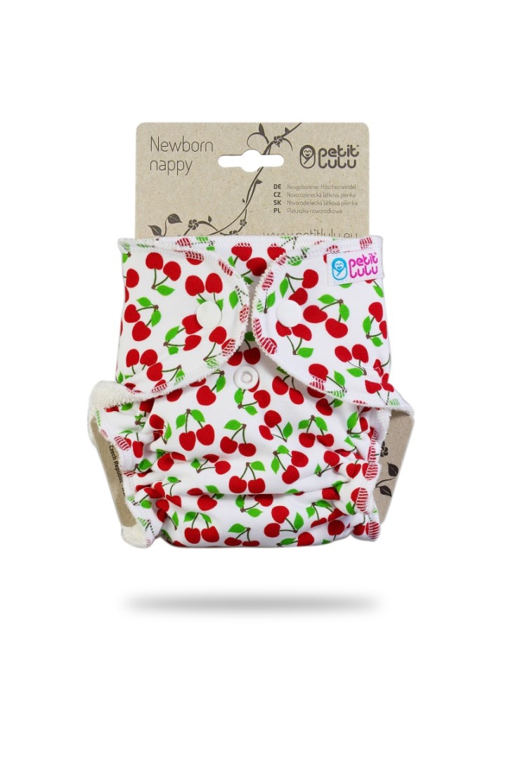 Petit Lulu Newborn Nappy Sweet Cherries